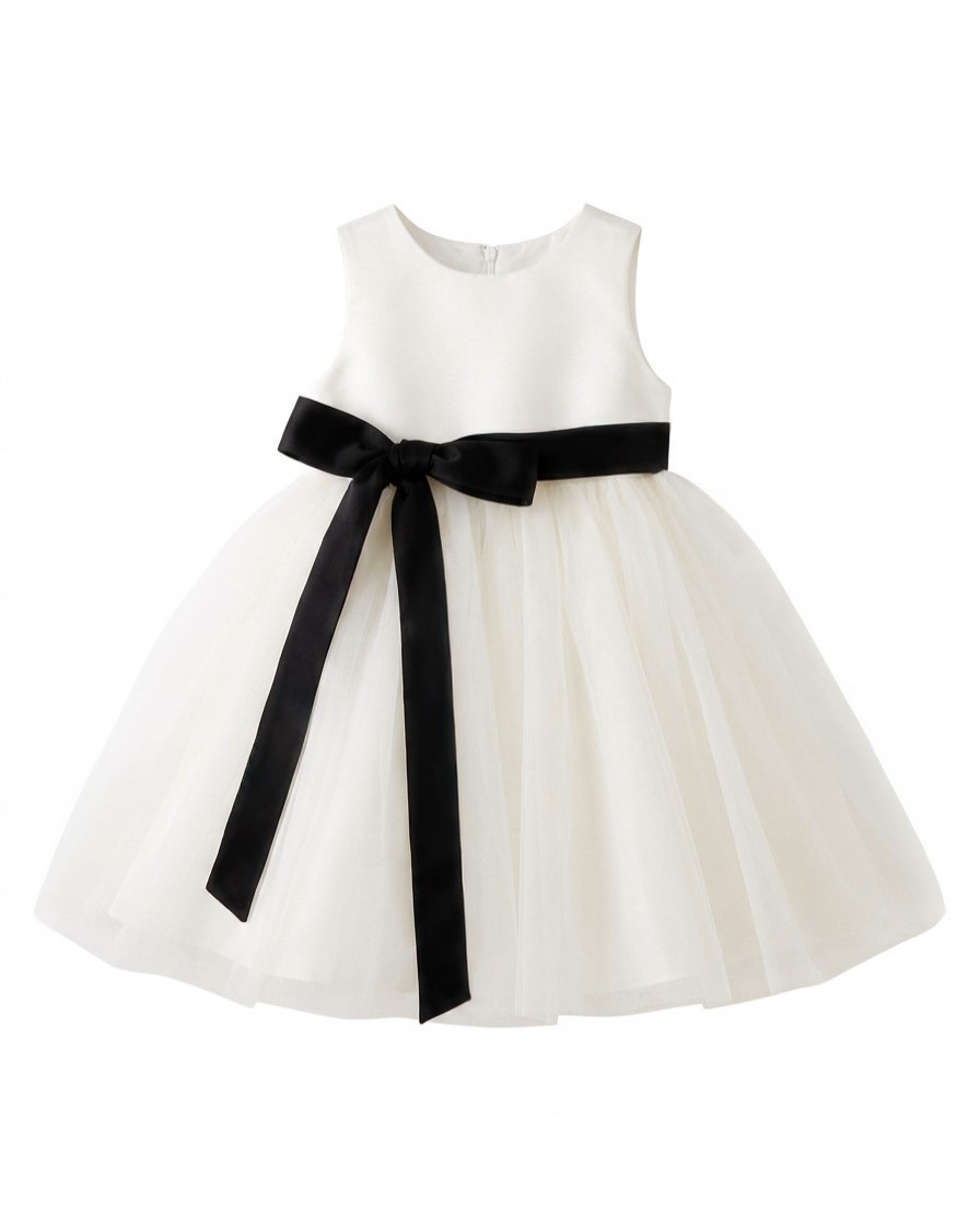 White Tulle dress【サイズ１号/70~85/1~2歳用】