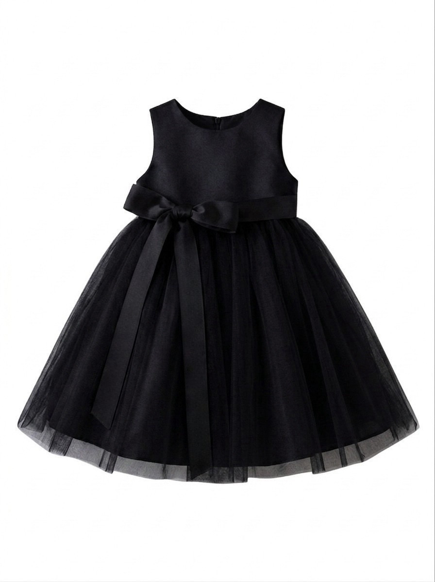 Black Tulle dress【サイズ１号/70~85/1~2歳用】