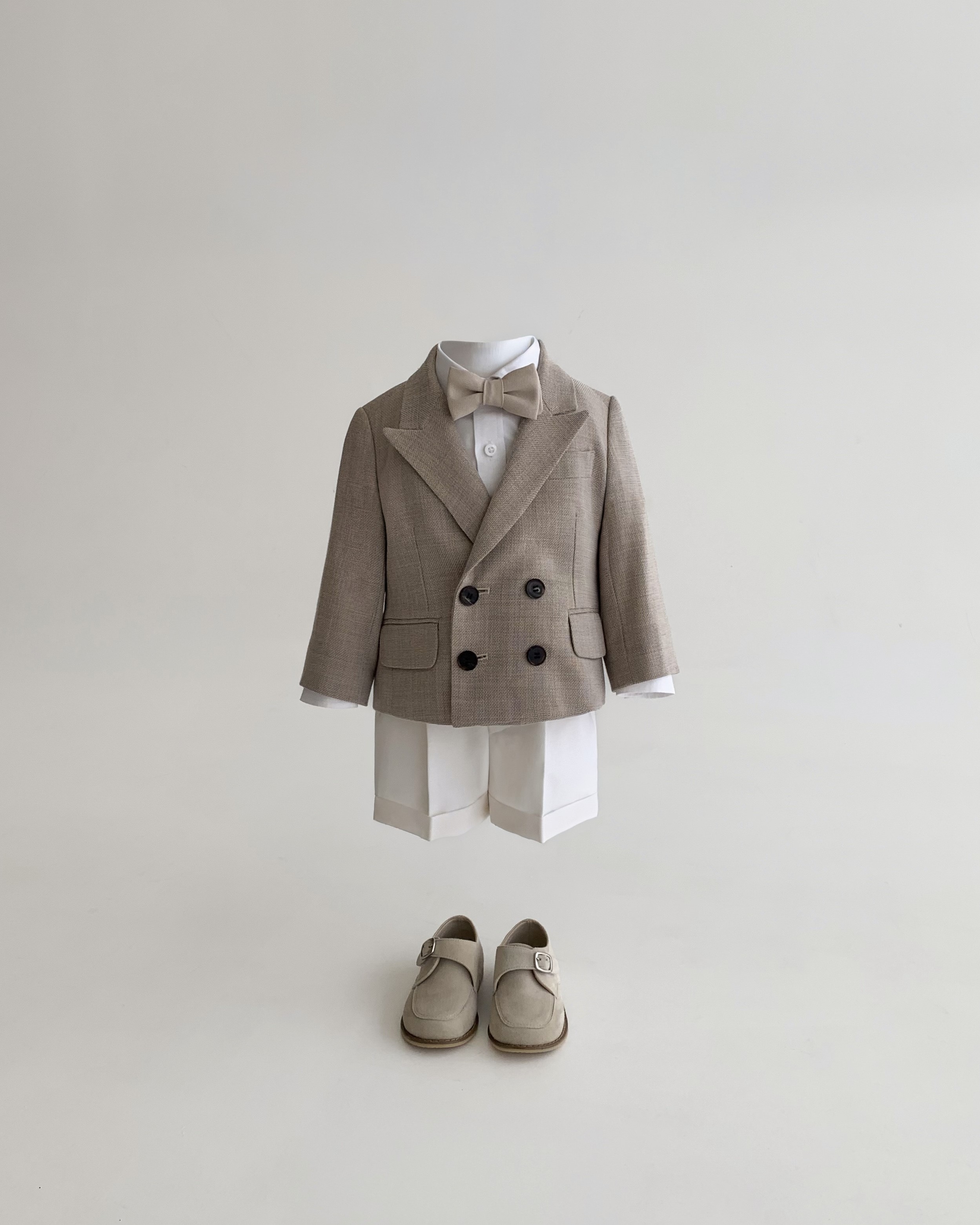 BEIGE DOUBLE SEPARATES SUIT【サイズ80/1~2歳用】